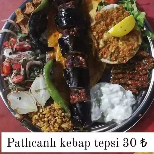 Patlıcan kebabı menü