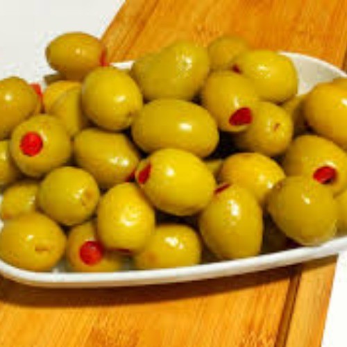 Biberli zeytin