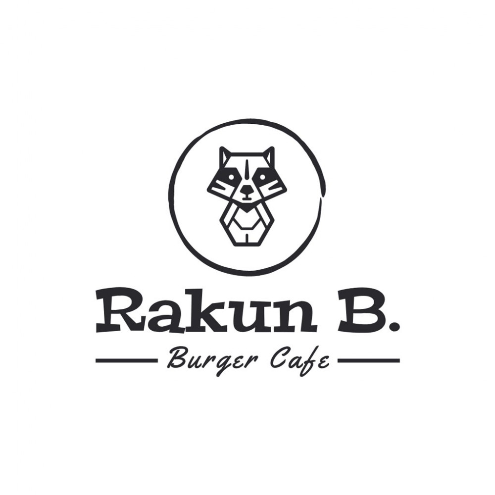 Rakun B. Burger Cafe Logo